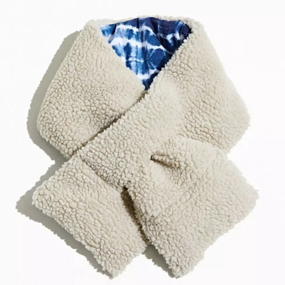 Urban Outfitters Shibori Dyed Pull-Through Scarf